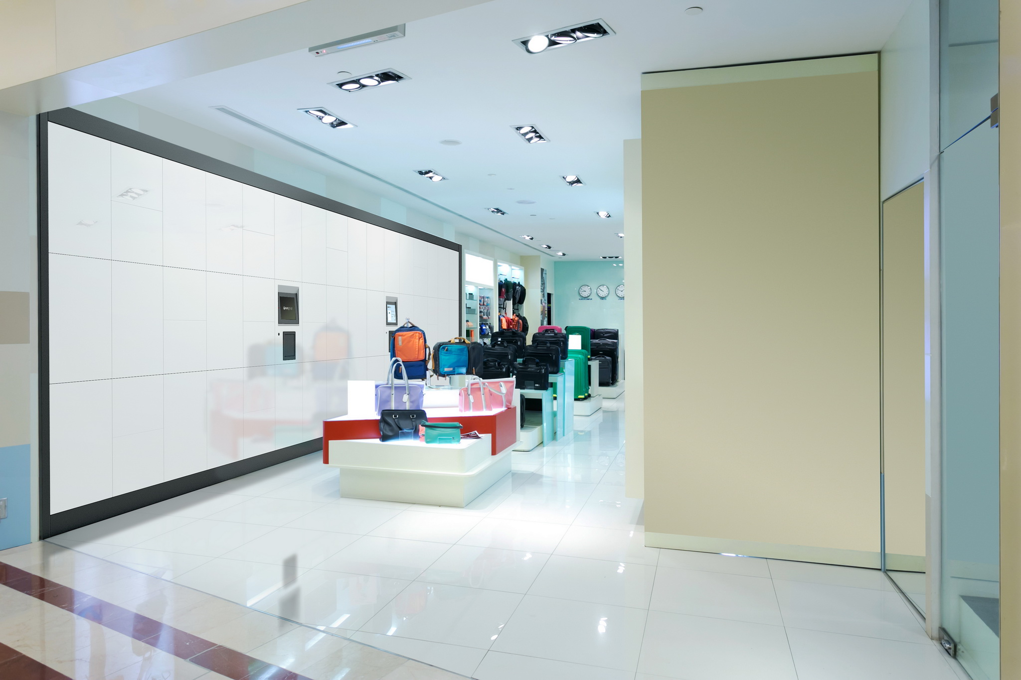 handbag store interior